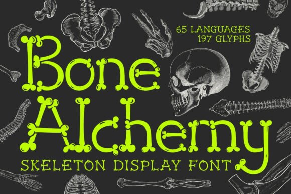 Bone Alchemy Font Review: A Decorative Typeface for Bold Branding