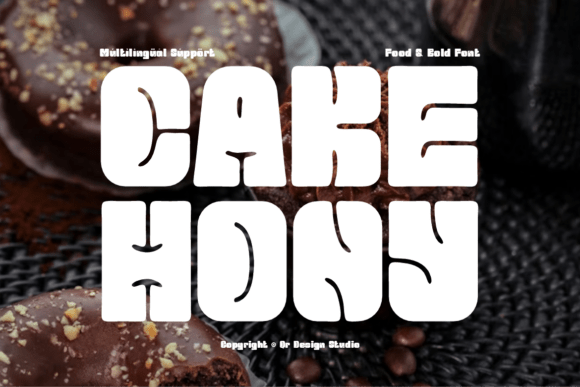 Cake Hony: A Bold Display Typeface for Digital Branding