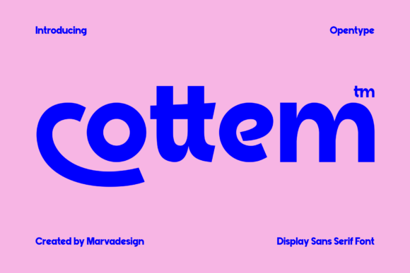 Cottem Font Review: A Bold, Rounded Sans Serif for Creative Branding