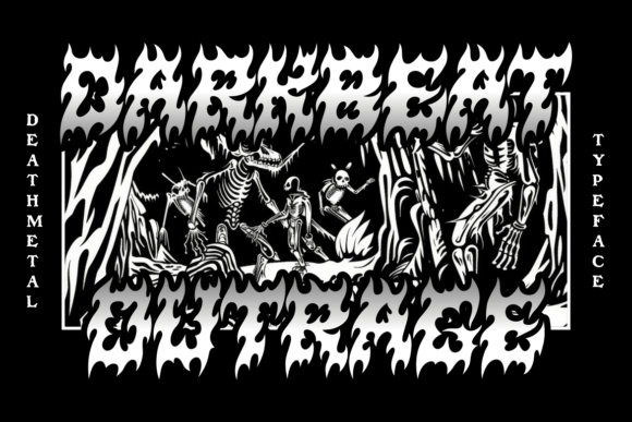 Darkbeat Outrage: A Bold Typeface for Edgy Editorial Design