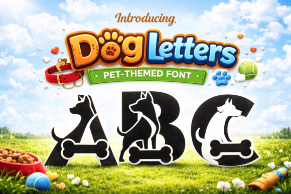 Dog Letters: A Playful Typeface for Editorial Design