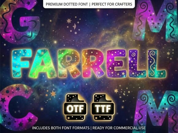 Farrell Font: A Decorative Typeface for Bold Digital Design
