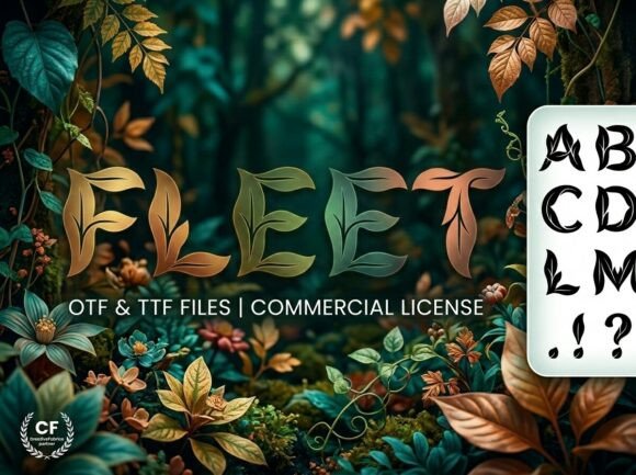 Fleet: A Decorative Font for Editorial Design