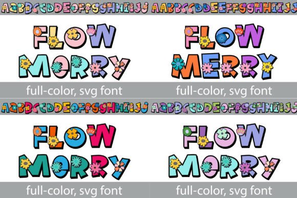 Flowmerry Font: A Joyful Typeface for Digital Design