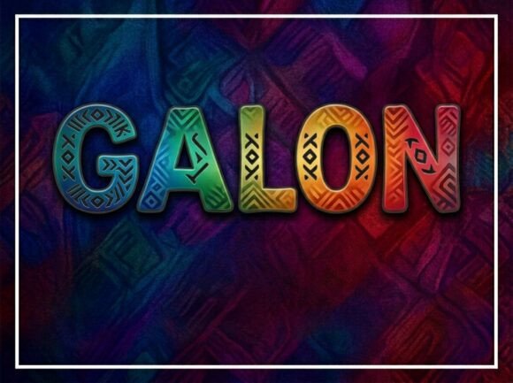 Galon: A Decorative Typeface for Editorial Impact