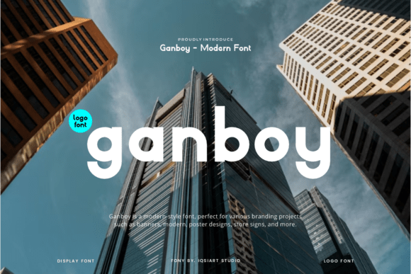 Ganboy Font: A Bold Typeface for Building Better Brand Visuals
