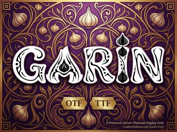 Garin Font: A Decorative Typeface for Bold Branding