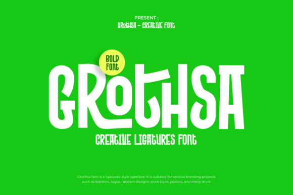 Grothsa Font: A Bold Typeface That Elevates Branding
