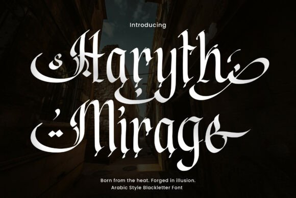 Haryth Mirage: A Bold Font for Creative Projects