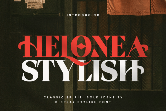 Helonea Font: A Serif Typeface for Editorial Elegance