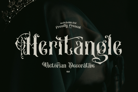 Heritangle: A Decorative Typeface for Timeless Editorial Design