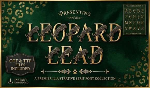 Leopard Leap: A Fierce and Elegant Font for Editorial Design
