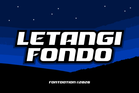 Letangi Fondo: A Bold, Dynamic Font for Modern Editorial Design