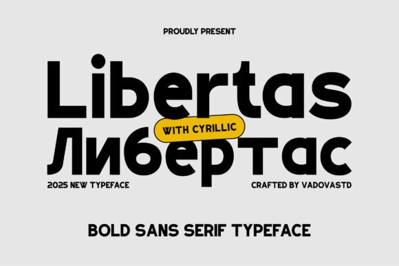 Libertas Typeface: Bold Typography for Creative Makers