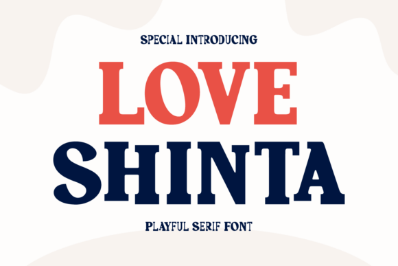 Love Shinta: A Playful Serif Typeface for Editorial Design
