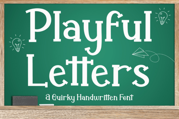 Playful Letters: A Cheerful Typeface for Memorable Branding