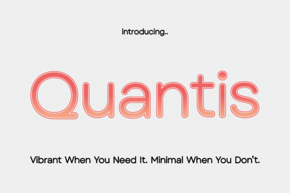 Quantis: A Playful and Precise Font for Craft Projects