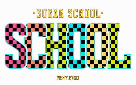 Sugar School Black: A Playful Typeface for Modern Editorial Design