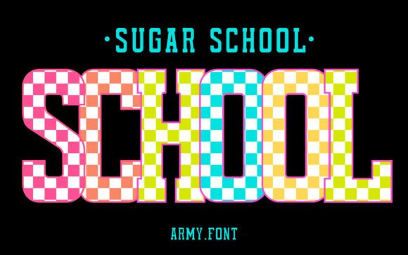 Sugar School Font: A Playful Typeface for Eye-Catching Campaigns