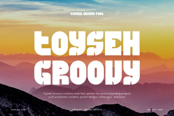 Toyseh Groovy: A Bold Typeface for Modern Publishing