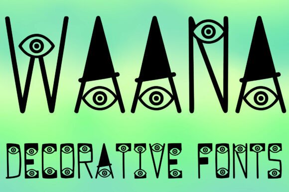 WAANA: A Unique Display Font for Web Designers and Creative Brands