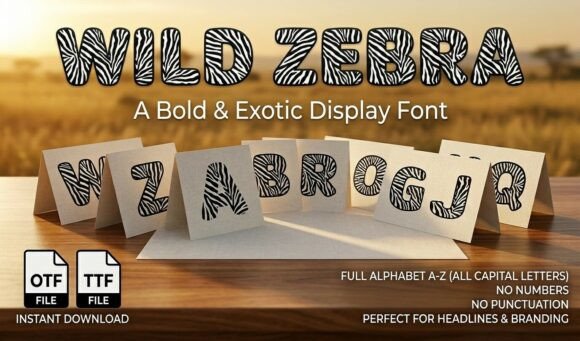 Wild Zebra Font Review
